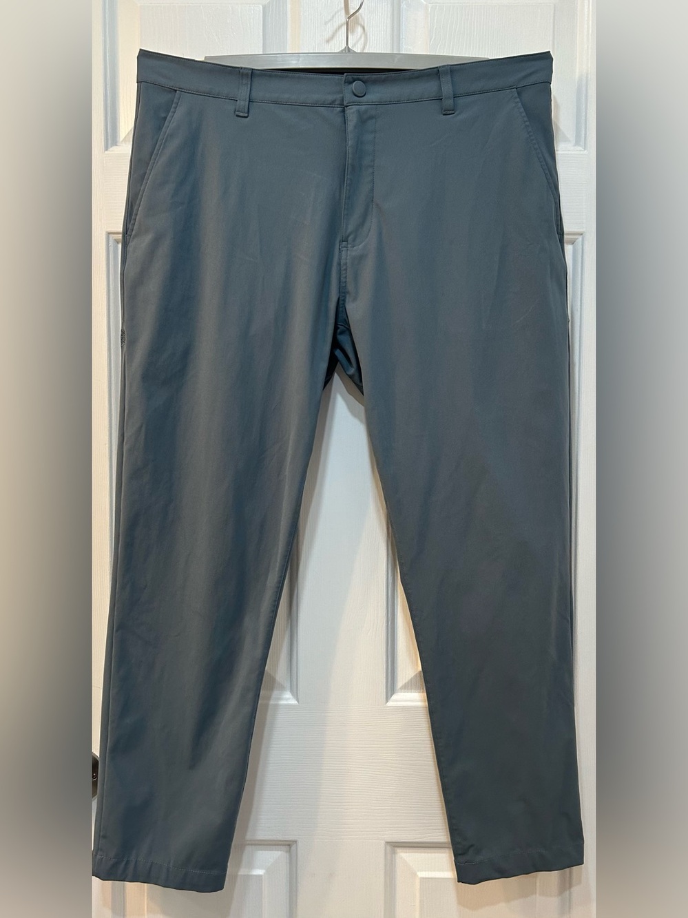 Rhone Commuter Slim Pants Mens 36 Gray Performance Stretch Casual Dress Chino